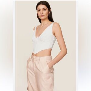 BARDOT LIKE NEW BRONTË CORSET TOP; SIZE MEDIUM